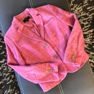 Talbots pink blazer jacket